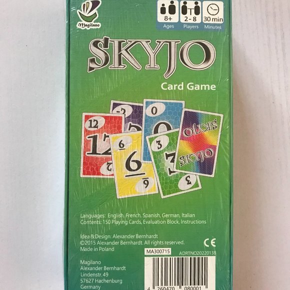 Games Skyjo By Magilano The Entertaining Card Game For Kids And